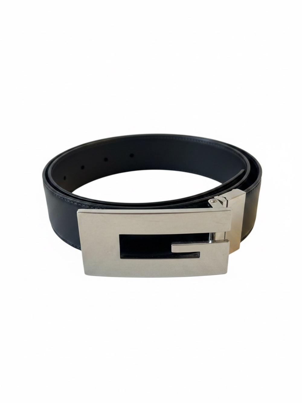 Gucci (Tim Ford era) Leather Belt with a Square G Buckle
